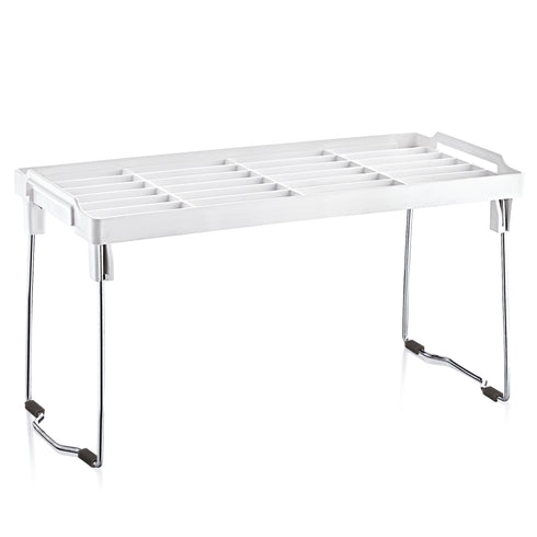 EDNA HOME Cabinet Shelf Organizer, Stacking Cabinet Rack